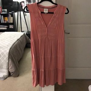 Knox Rose Dark Peach dress knee length